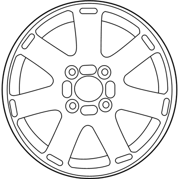 Mitsubishi Alloy Wheels - 4250D035