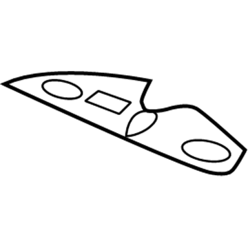 Mitsubishi 6515A147 Spoiler Assembly Gasket, Driver Side