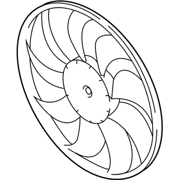 Mitsubishi Engine Cooling Fan - 1355A271