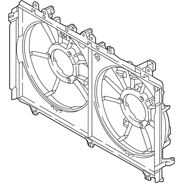 Mitsubishi Fan Shroud - 1355A449