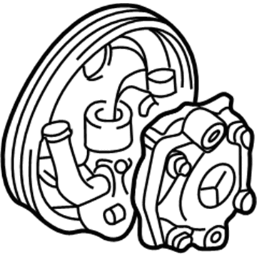 Mitsubishi Power Steering Pump - MN184072