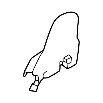 Mitsubishi 6977B555XA Recline Cover, Driver Side