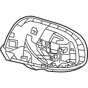 Mitsubishi Mirror Cover - 7632C646