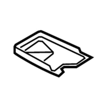 Mitsubishi MN140645 Reading Lamp Lens, Passenger Side