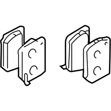 Mitsubishi Brake Pads - 4605A265