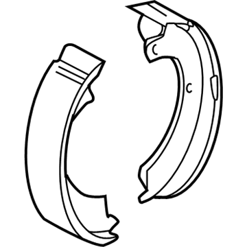 Mitsubishi Brake Shoe Set - MN161157