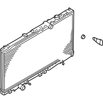 Mitsubishi Radiator - MZ690915