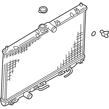 Mitsubishi Radiator - MZ690921