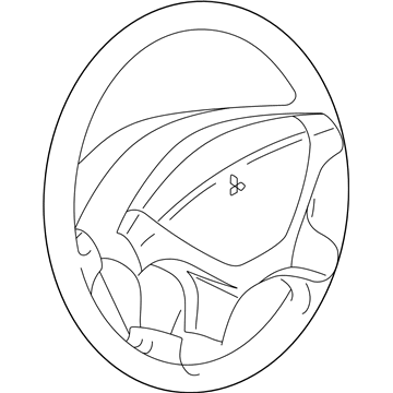 Mitsubishi Steering Wheel - MR791871