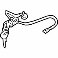 Mitsubishi Door Lock Cylinder - 6370A191 Lock Cylinder, Driver Side