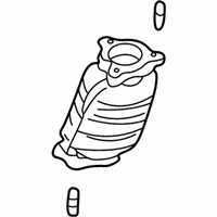 Mitsubishi Galant Parts - MR340065 Catalytic Converter, Driver Side