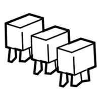 Mitsubishi Relay - 8627A030 Horn Relay