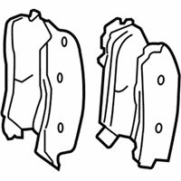 Mitsubishi Brake Pads - 4605B927 Brake Pads