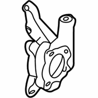 Mitsubishi Steering Knuckle - MR403403 Knuckle, Driver Side