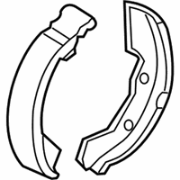 Mitsubishi Brake Shoe Set - MB950212 Brake Shoes