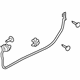 Mitsubishi MR987639 Lower Weatherstrip, Driver Side