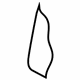 Mitsubishi 6902D944 Seat Back Pad