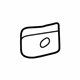 Mitsubishi MB623817 Lens & Housing Nut