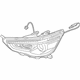 Mitsubishi 8301C221 Lens & Housing, Driver Side
