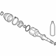 Mitsubishi 3817A195 Inner CV Joint, Driver Side