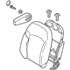 Mitsubishi 6901C249HA Seat Back Assembly, Driver Side Gray