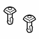Mitsubishi 6971A255XA Headrest Guide