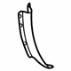 Mitsubishi MR230330 Bumper Cover Side Bracket, Passenger Side