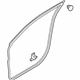 Mitsubishi 5725A211 Door Weatherstrip, Driver Side