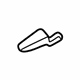Mitsubishi MR639090 Recline Lever, Passenger Side Brown