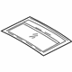 Mitsubishi 91604W050P Rear Glass