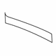 Mitsubishi 7410A560XA Out Tape, Passenger Side Black