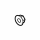 Mitsubishi MU000763 Lower Control Arm Nut