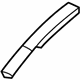 Mitsubishi 7400A755 Drip Molding, Driver Side