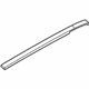 Mitsubishi 7400A757 Drip Molding, Driver Side