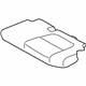 Mitsubishi 6912A777XA Cushion Cover Black