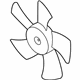Mitsubishi 1355A095 Fan Blade, Driver Side