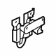 Mitsubishi 5253F041 Tie Down Hook, Driver Side