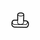 Mitsubishi MN159610 Door Weatherstrip Clip