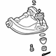 Mitsubishi MR296093 Upper Control Arm, Driver Side