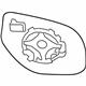 Mitsubishi 7632B613 Mirror Glass, Driver Side