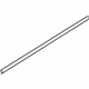 Mitsubishi 5757A269 Belt Weatherstrip, Driver Side