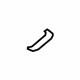 Mitsubishi 8001A009 Lower Bracket, Passenger Side