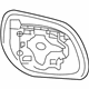 Mitsubishi 7632A474 Mirror Glass, Driver Side