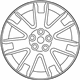 Mitsubishi 4250A723 Wheel, Alloy