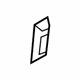 Mitsubishi 5314A436 Rear Pillar Plate, Driver Side