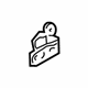 Mitsubishi MR302270 Lower Hinge