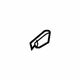 Mitsubishi MR655775 Handle Bezel Cap, Driver Side