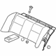 Mitsubishi 6902A657XA Seat Back Assembly