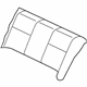 Mitsubishi 6902A541XA Seat Back Cover