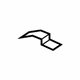 Mitsubishi 6410B298 Spoiler Bracket, Passenger Side